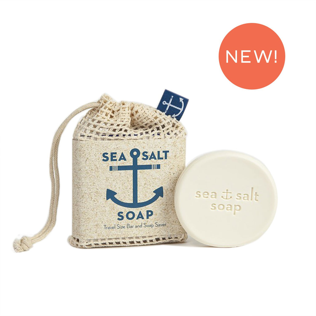 Swedish Dream® Sea Salt Soap Travel Size with Soap Saver