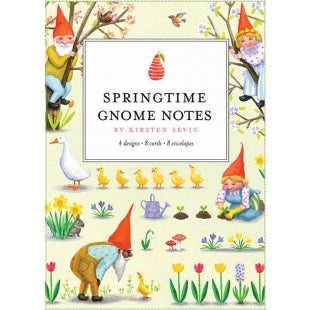 Kirsten Sevig Springtime Gnome Notecards
