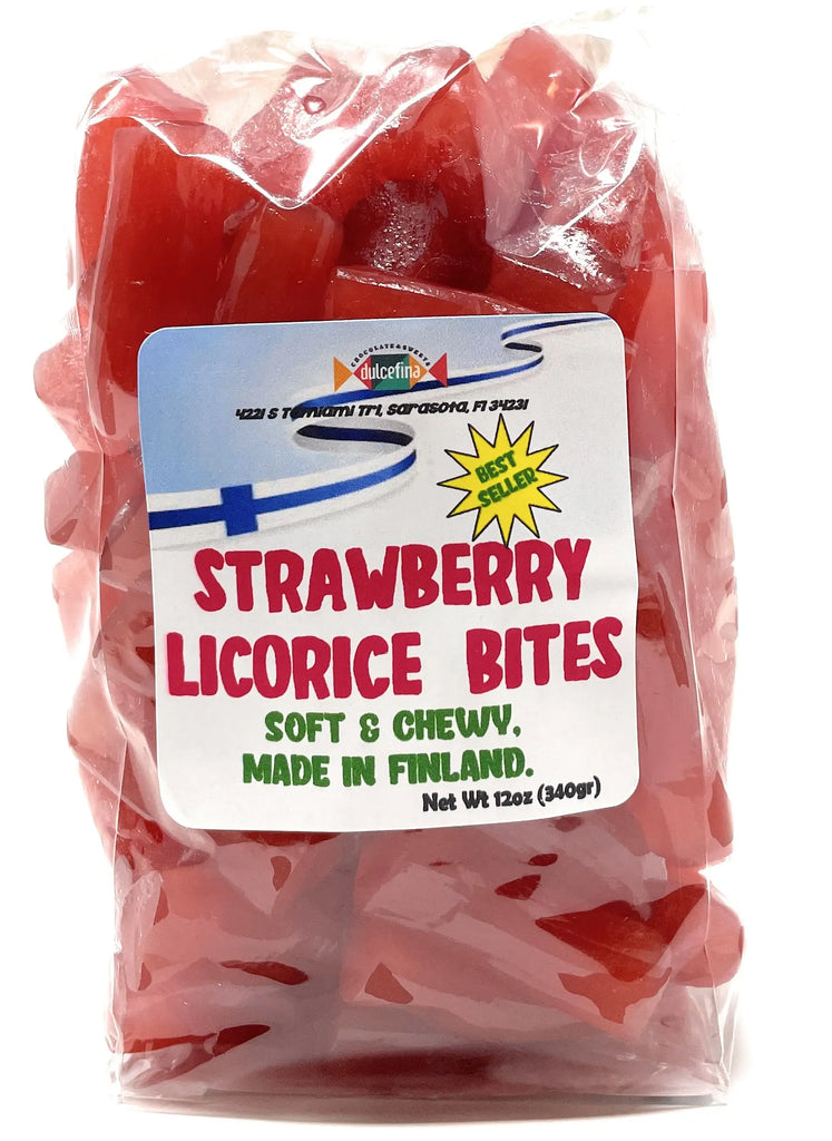 Finnish Strawberry Licorice Bites