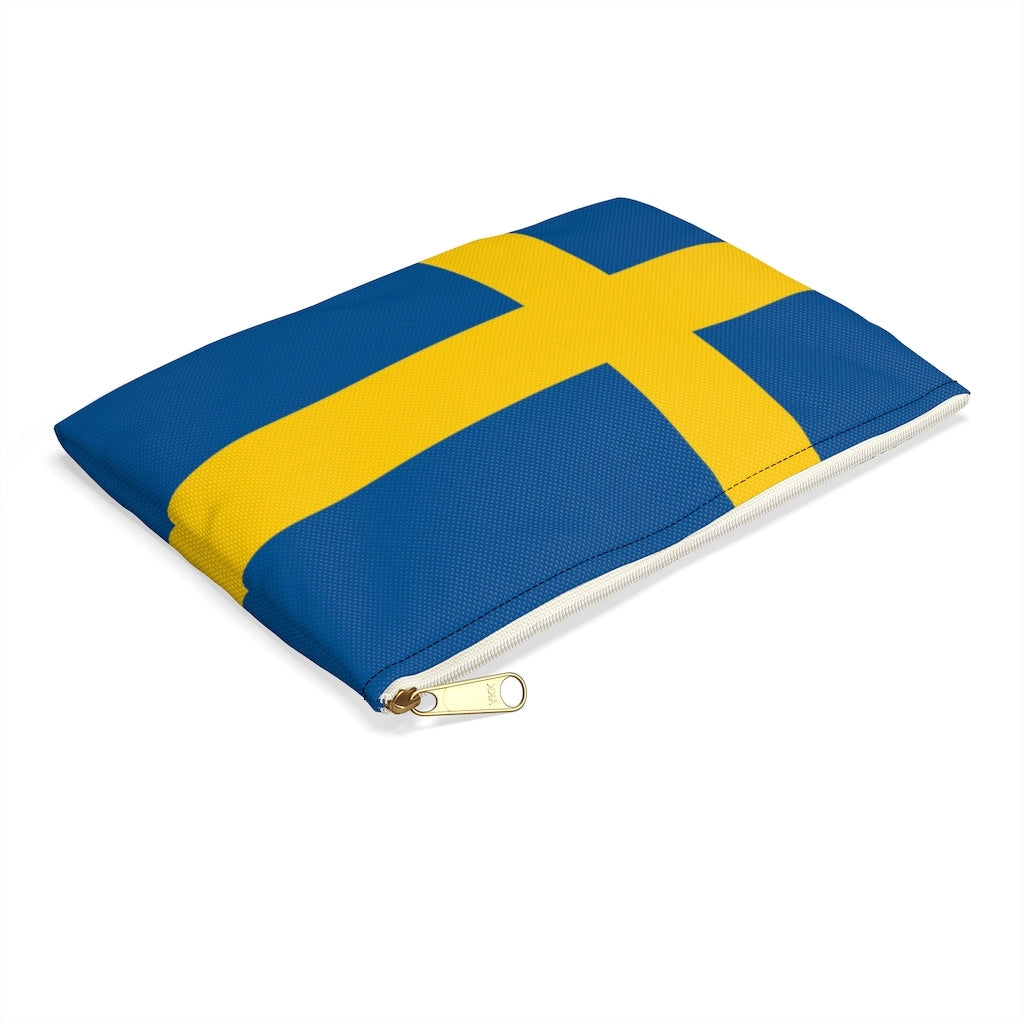 Swedish Flag Accessory Pouch