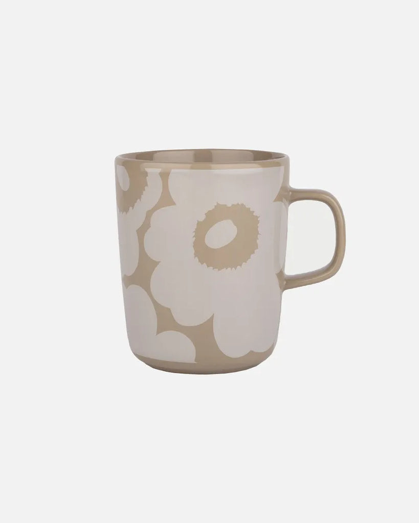 Marimekko Unikko Mug, Brown Stoneware