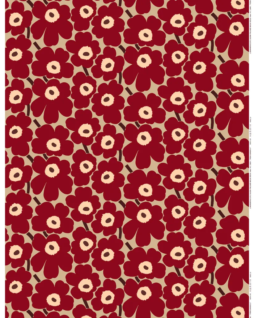 Marimekko Pieni Unikko 100% Cotton Fabric - Main Image
