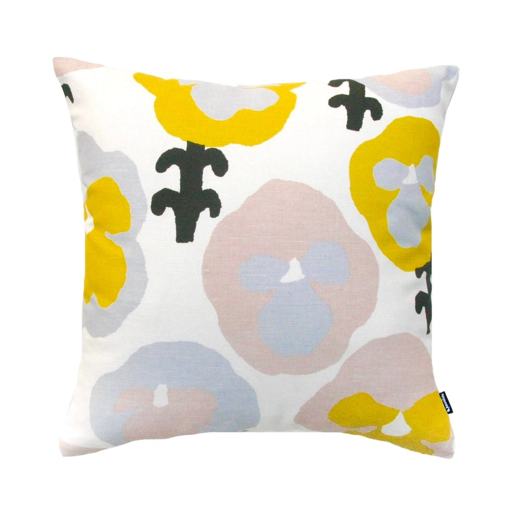 Kauniste Yellow Flower Cushion Cover